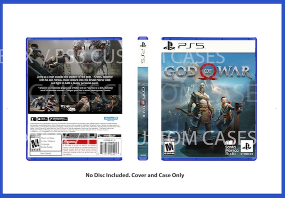 CUSTM CASE REPLACEMENT NO DISC Red Dead Redemption 2 PS5 SEE DESCRIPTION