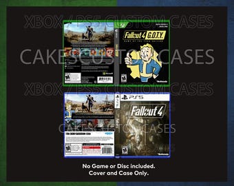 Custom Replacement Case Fallout 4 Game of the Year NO DISC PS5