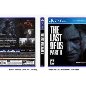 The Last of Us: Part II - Replacement PS4 Cover and Case. NO GAME!!