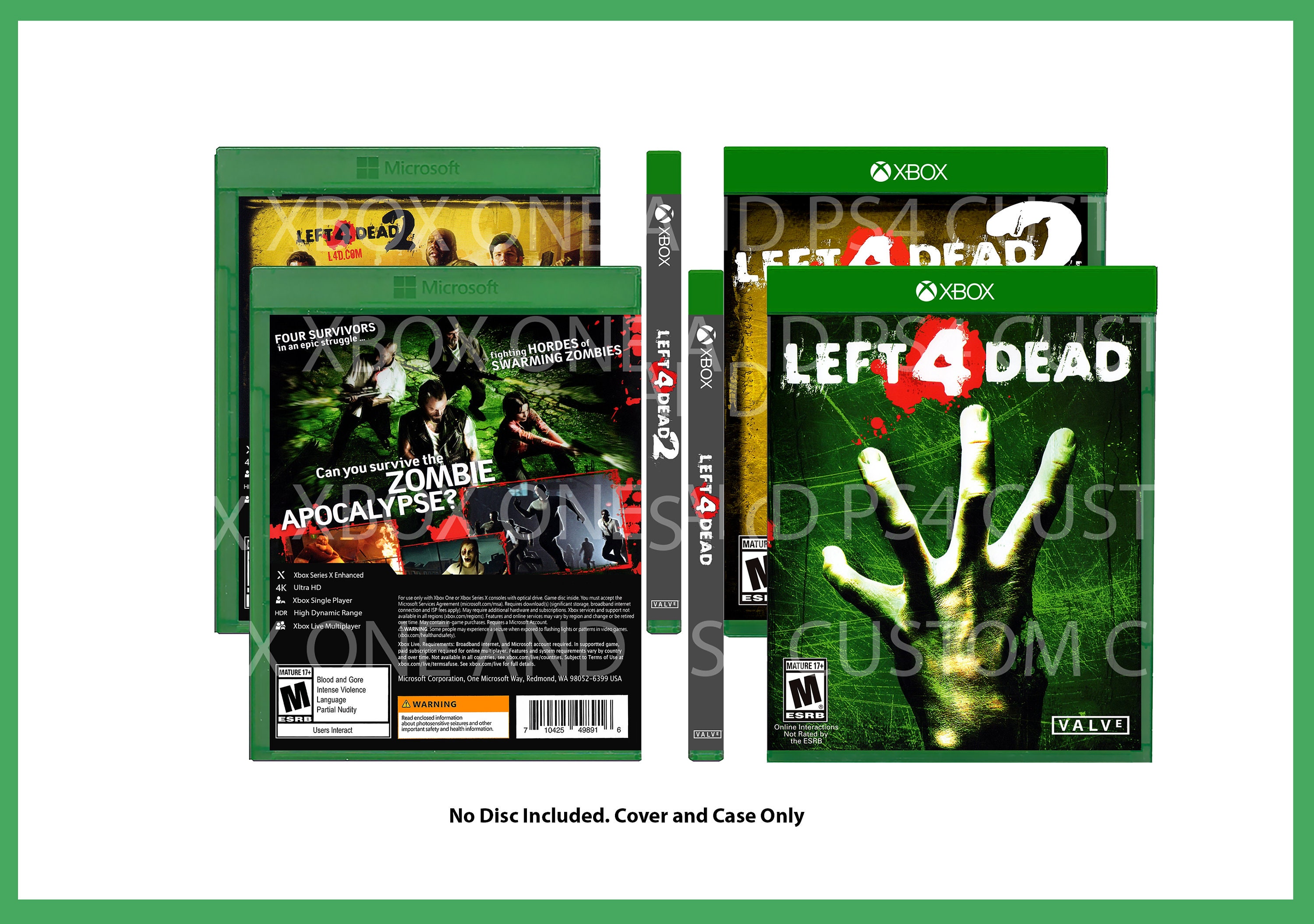 Dead Or Alive 5+ ( Replacement Art Cover & Case Only, NO GAME