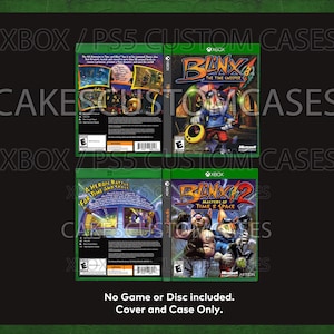 Aangepaste vervangende hoes Blinx The Time Sweep / Master of Time and Space - GEEN SCHIJF - XBOX-upgrade
