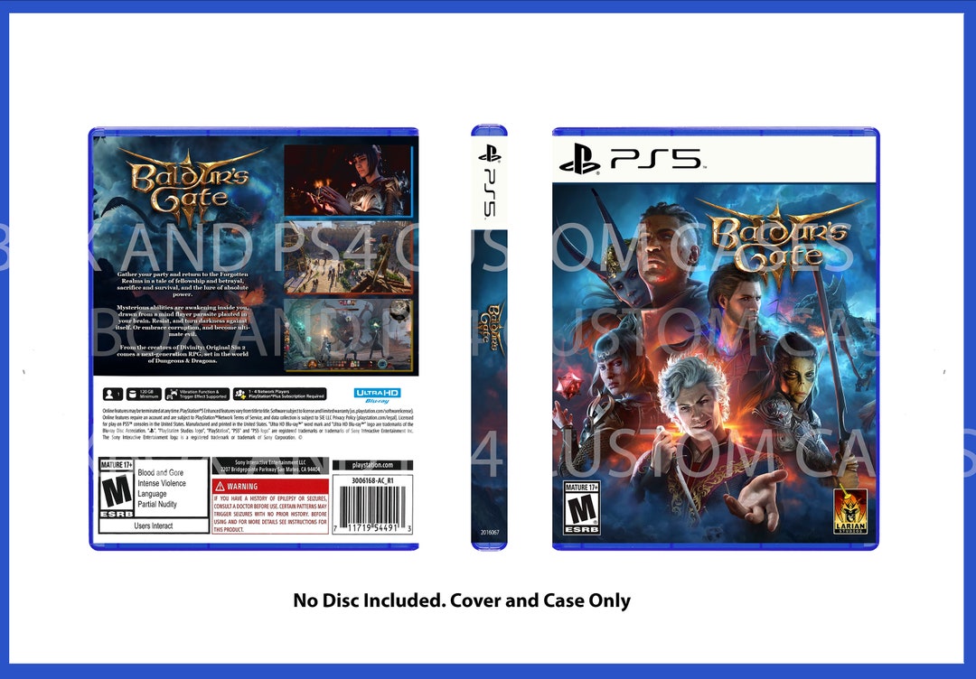 CUSTM CASE REPLACEMENT NO DISC Days Gone PS5 SEE DESCRIPTION