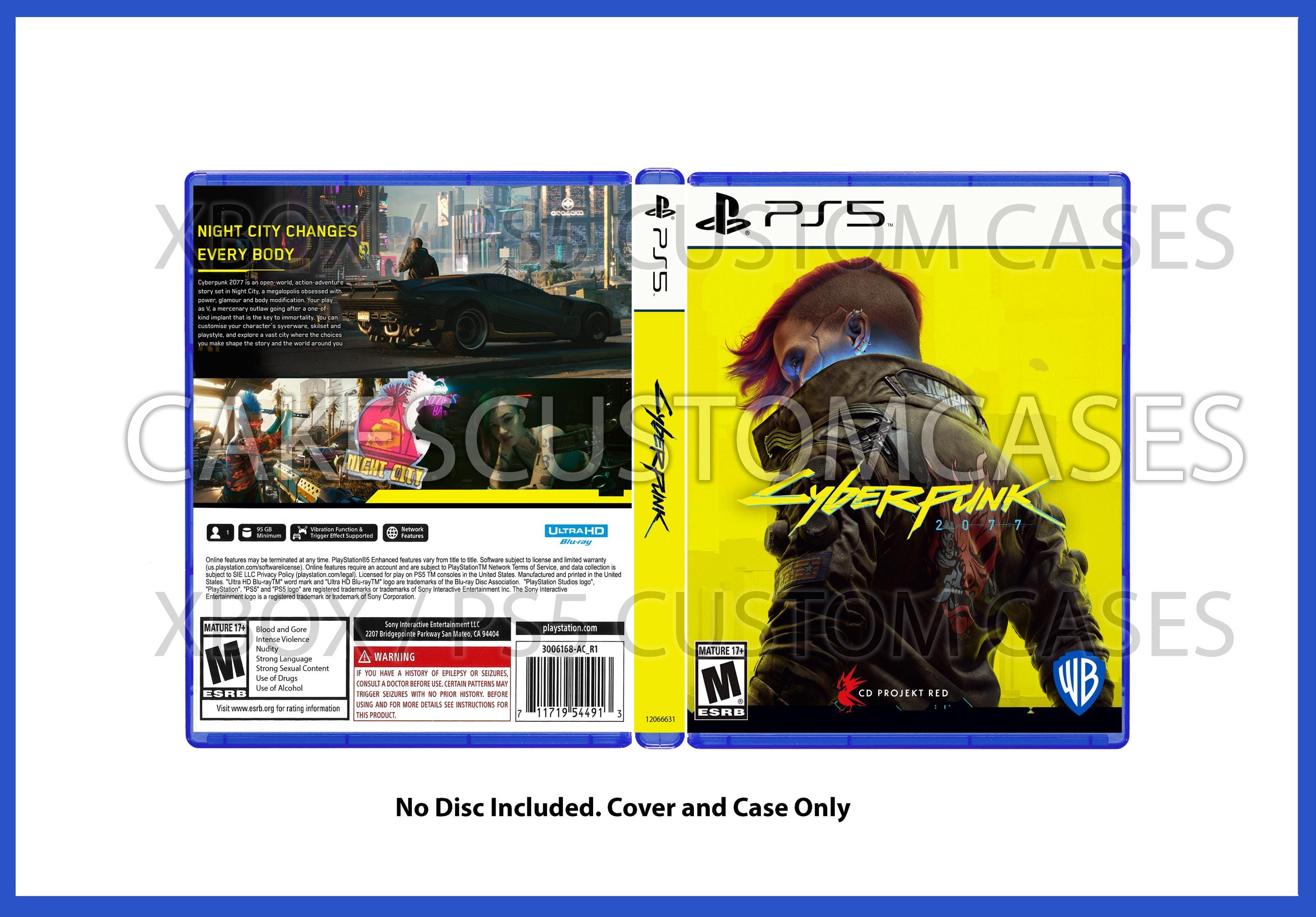 Custom Replacement Case Cyberpunk NO DISC XBOX Series X PS5 - Etsy