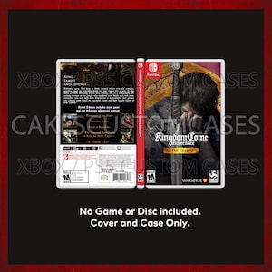 Custom Replacement Case Kingdom Come: Deliverance Royal Edition - NO GAME - Switch
