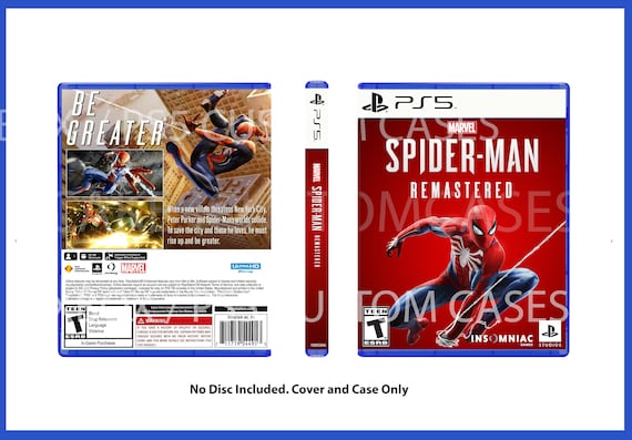 Funda de repuesto personalizada Spider Man NO DISC PS5 -  México