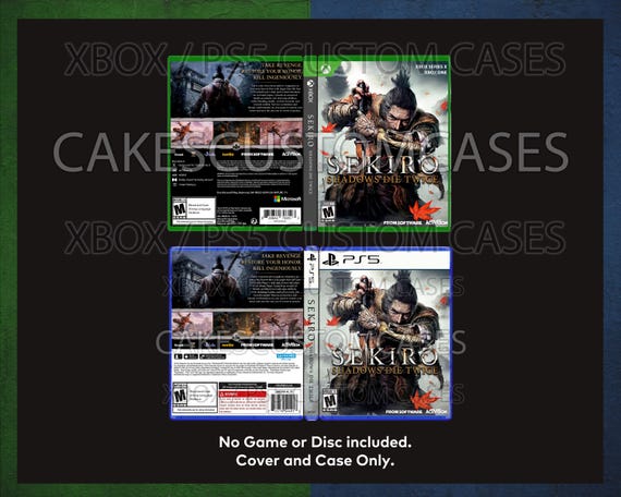 Custom Replacement Case Sekiro - NO DISC - PS5 or Xbox