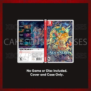 Custom Replacement Case Sea of Stars - NO GAME - Switch