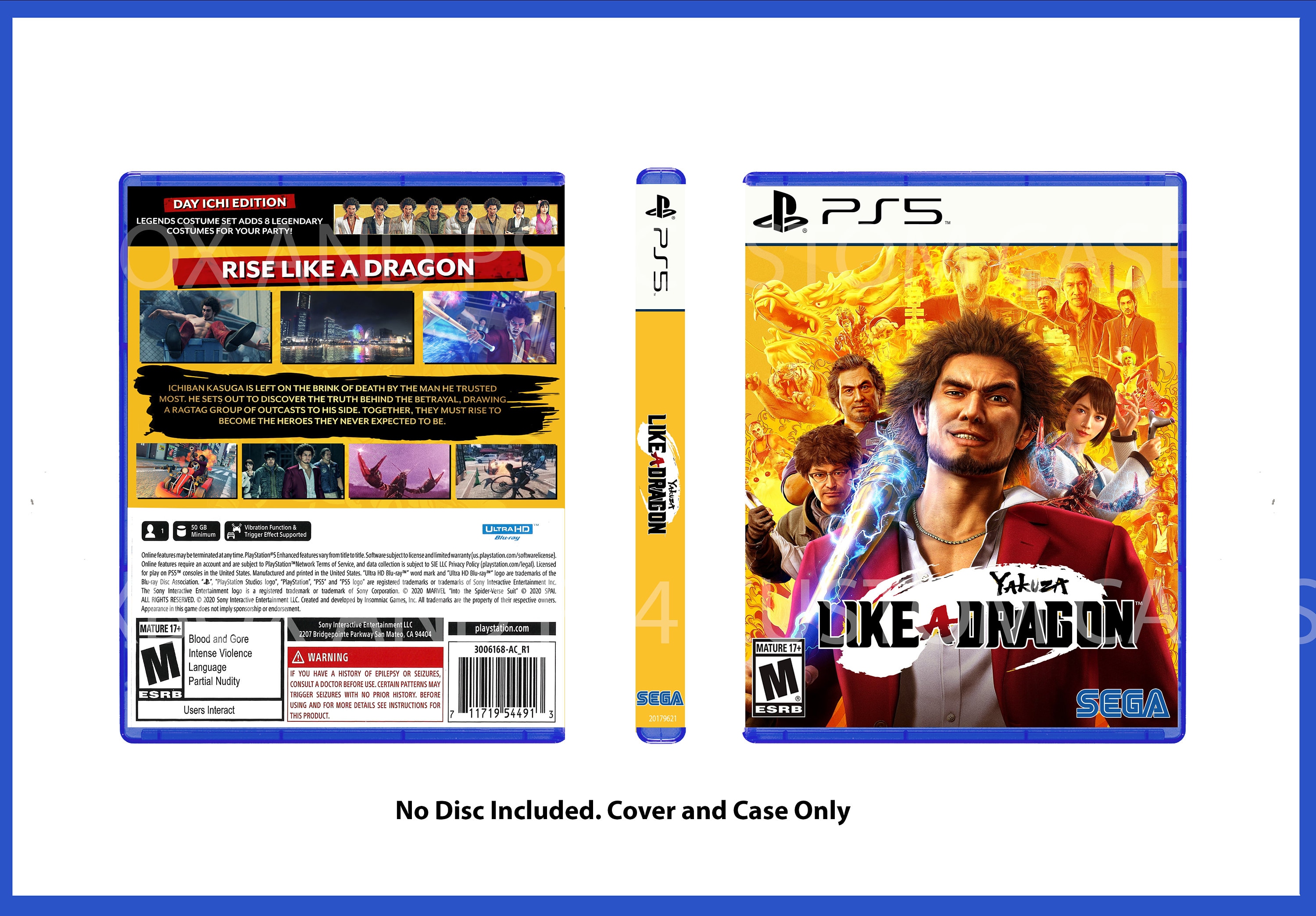 Dead Or Alive 5+ ( Replacement Art Cover & Case Only, NO GAME