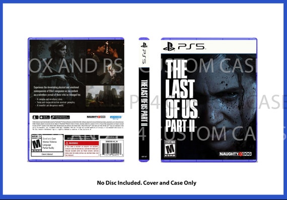 Custodia sostitutiva personalizzata The Last of Us Remake Parte 2 NO DISC  PS5 -  Italia