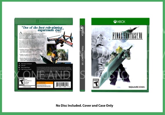 CUSTOM REPLACEMENT CASE NO DISC Final Fantasy 7 Remake PS4 SEE DESCRIPTION