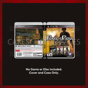 Custom Replacement Case Prince of Persia Trilogy - NO DISC - PS3 Custom Case