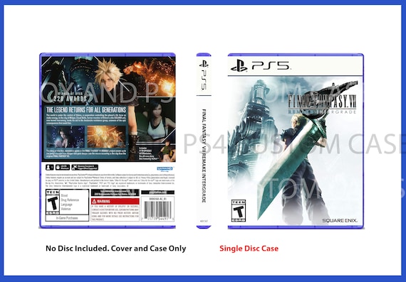 Custom Replacement Case Resident Evil 4 Remake NO DISC PS5 