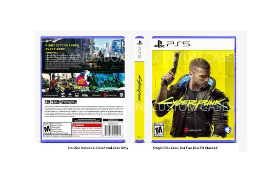 Custom Replacement Case Cyberpunk 2077 NO DISC PS5 PS4 -  UK