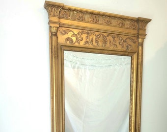 Henredon Charles X Gold Wall Mirror, Hollywood Regency Style