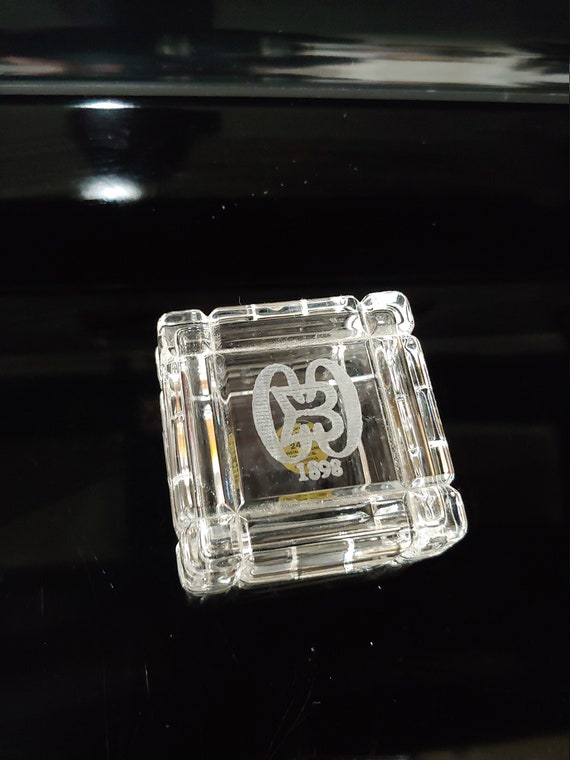 Italian Crystal Square Trinket Box Jewelry  Box RC