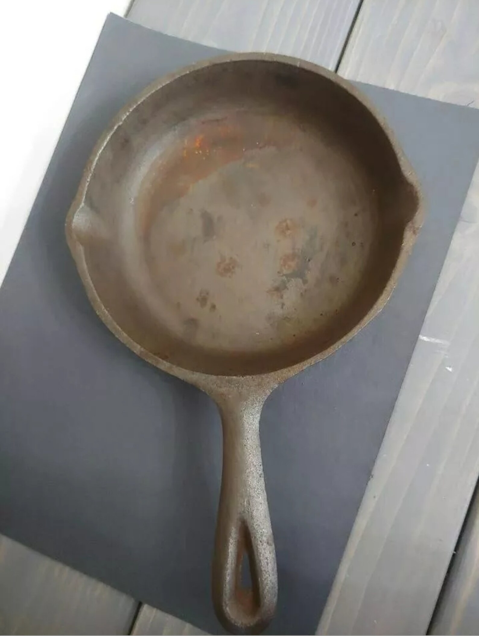 Vintage Cast Iron Skillet Frying Pan 7 Pittypat's Etsy