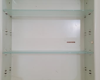 Vintage MCM Miami Carey Chrome Recessed Wall Mirror Medicine Cabinet Side Lights Glass Shelves Etsy