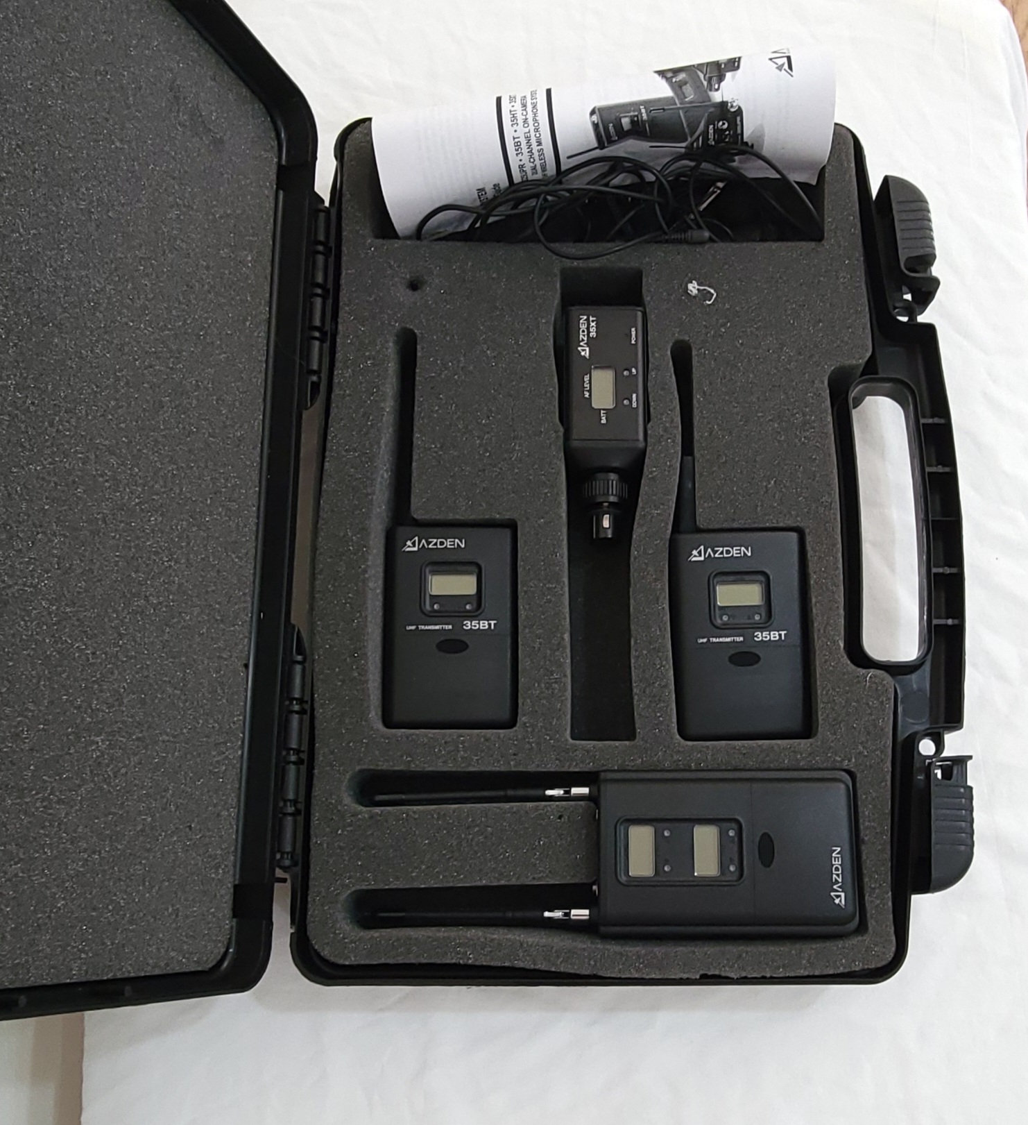 【AZDEN/DUAL UHF RECEIVER/325UPR/55BT】 AZDEN 325 System Dual Channel UHF Wireless Audio System - Etsy