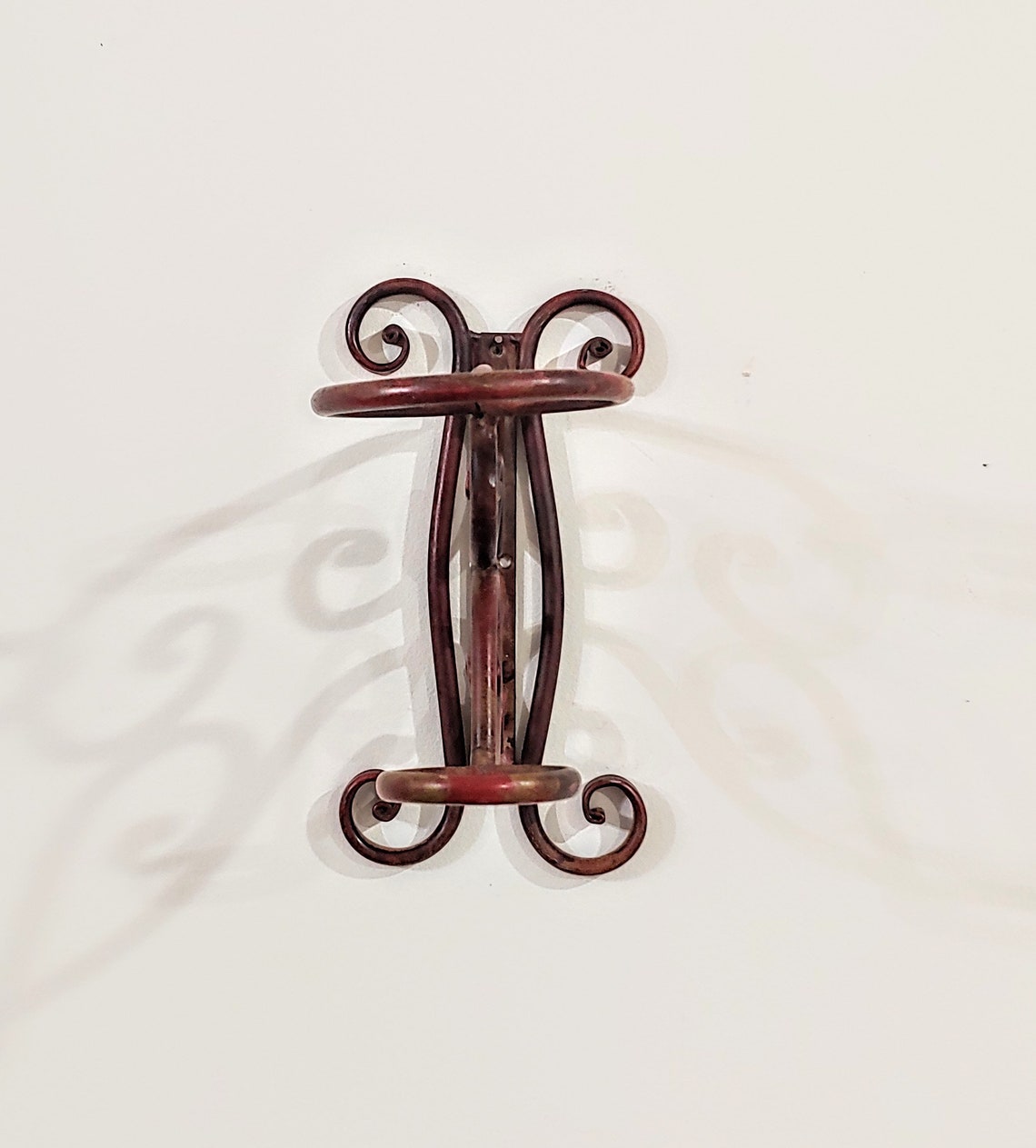Iron Wall Flower Vase Bracket Carriage Vase Wall Hanging Vase Etsy