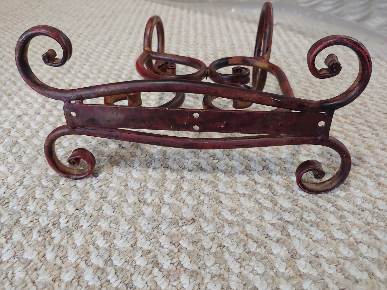 Iron Wall Flower Vase Bracket Carriage Vase Wall Hanging Vase Etsy