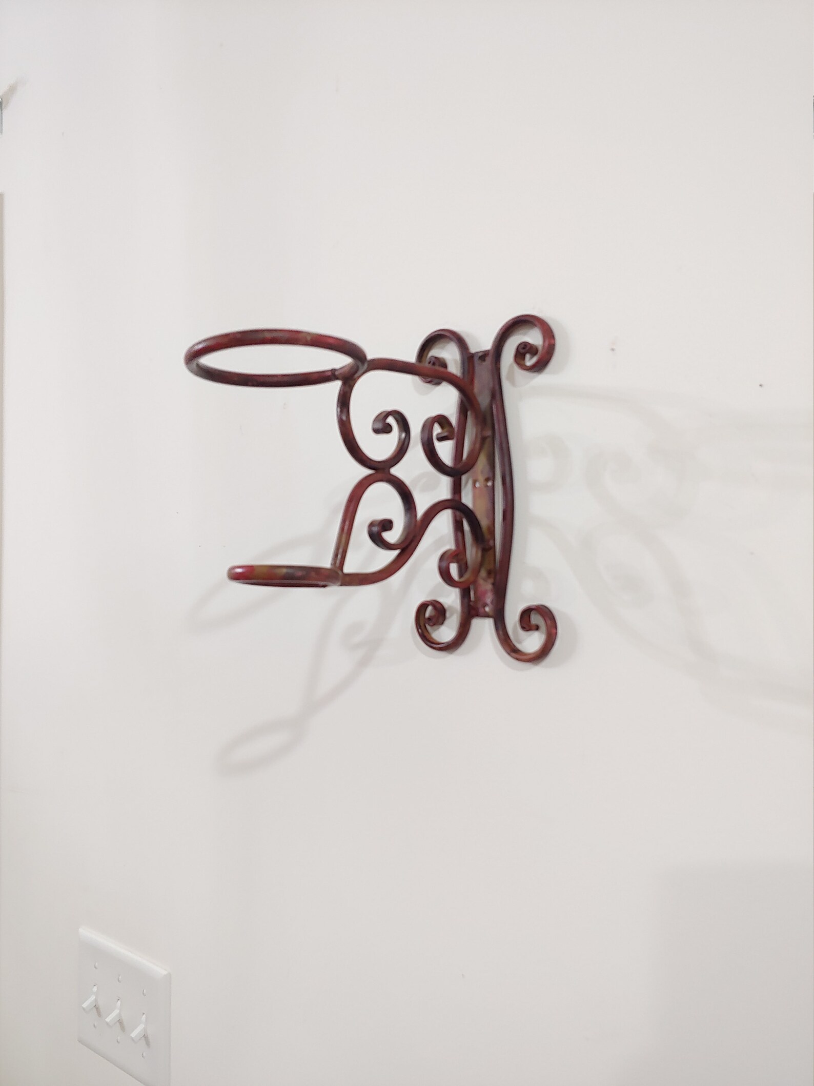 Iron Wall Flower Vase Bracket Carriage Vase Wall Hanging Vase Etsy