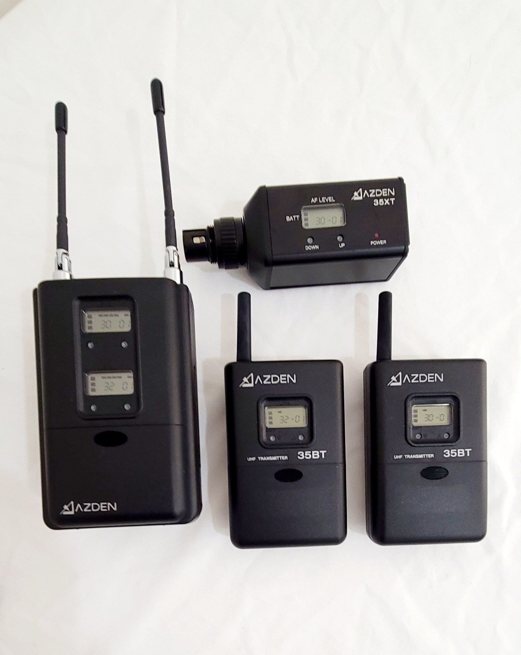 【AZDEN/DUAL UHF RECEIVER/325UPR/55BT】 AZDEN 325 System Dual Channel UHF Wireless Audio System - Etsy
