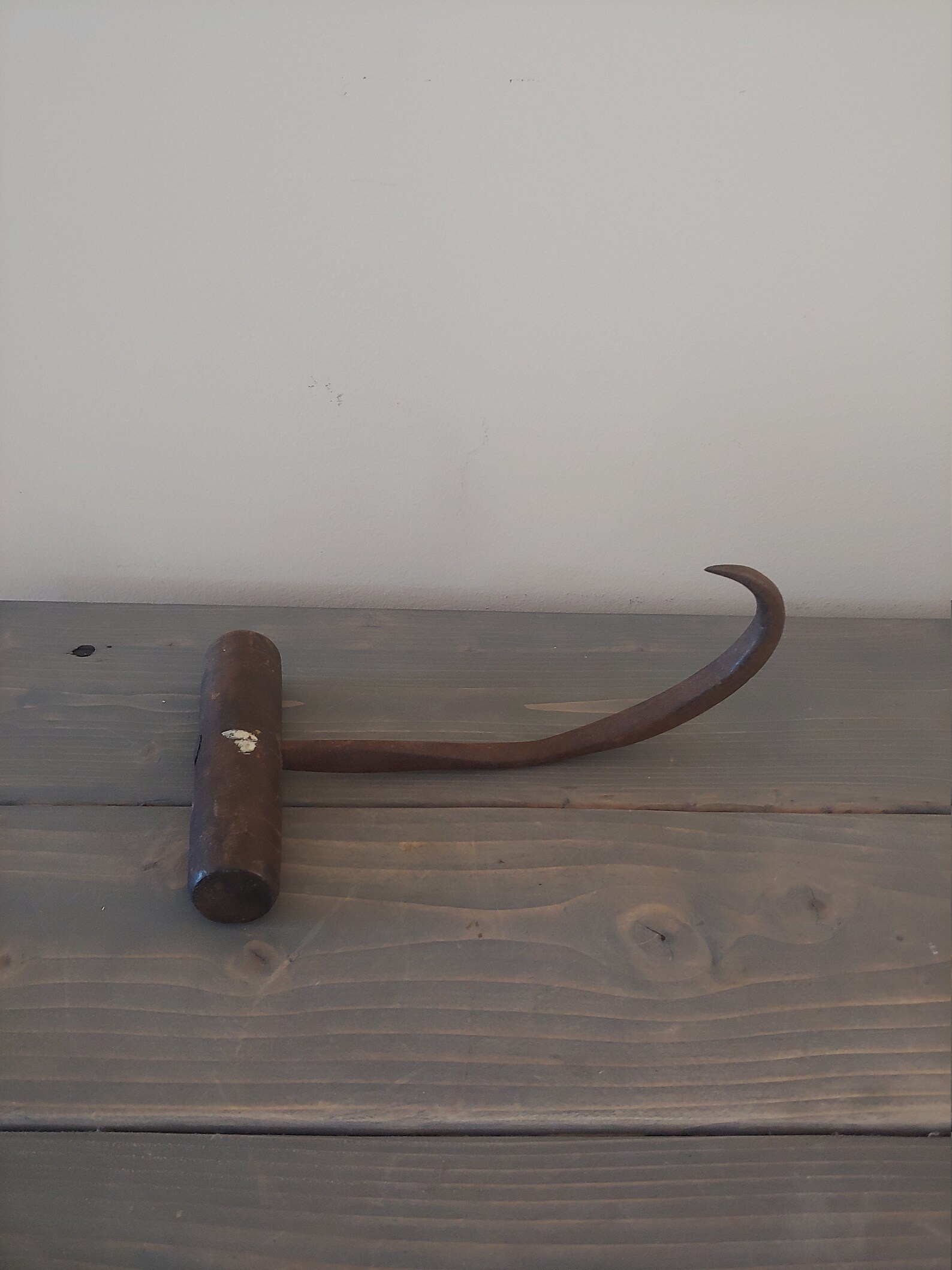 Antique Hay Bale Hook Antique Farm Tool Old Hook Wood Handle Etsy