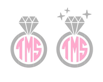 Download Ring Monogram Svg Etsy