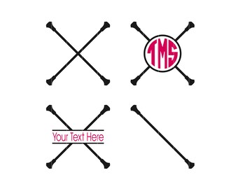 Baton Svg Baton Clip Art Baton Twirling Svg Baton Monogram - Etsy