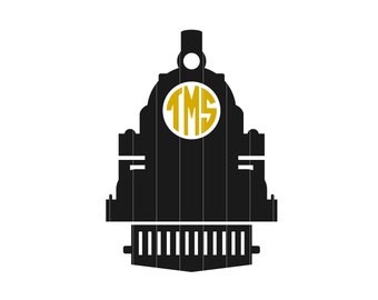 Download Train Monogram Svg Etsy