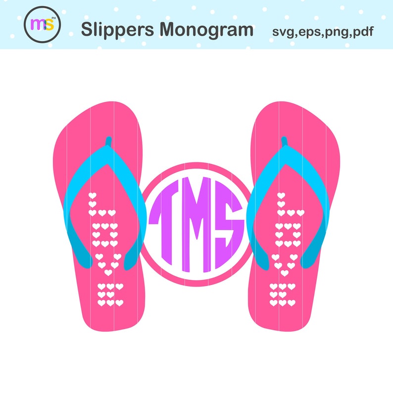 monogram bedroom slippers