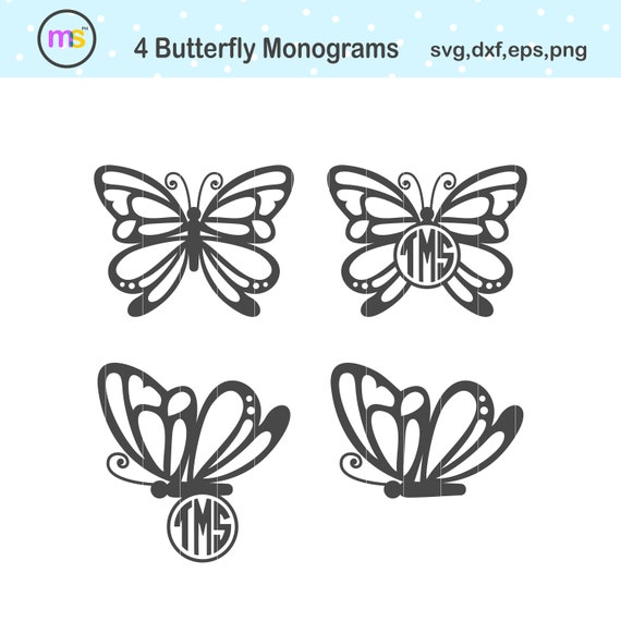 Download Butterfly Monogram Svg Butterfly Svg Butterfly Clip Art Butterfly Cut File Butterfly Graphics Butterfly Prints Svg Files For Cricut