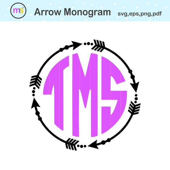 Download Arrow Monogram Svg Arrow Svg Arrow Monogram Monogram Svg Etsy