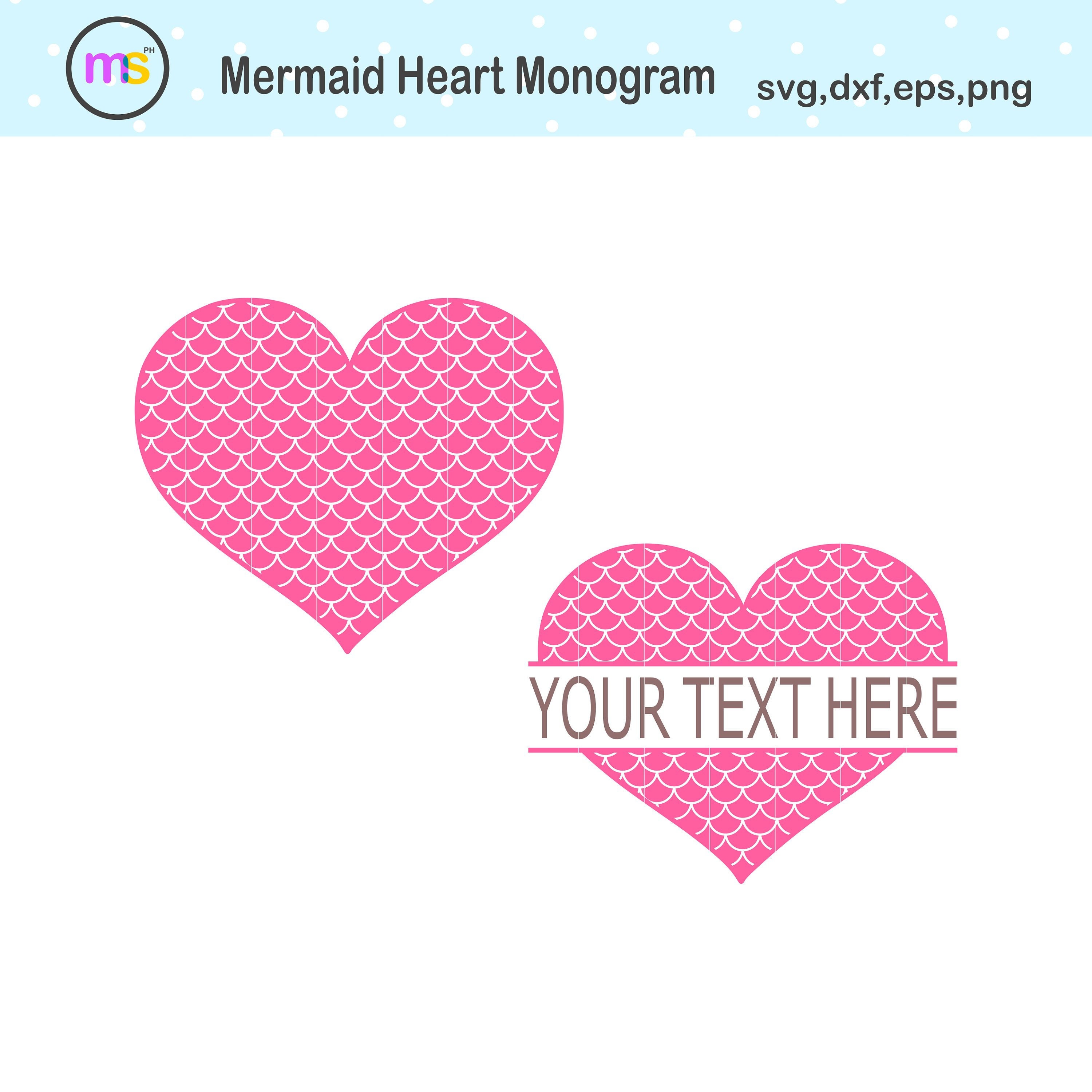 Free Free 177 Mermaid Scale Heart Svg SVG PNG EPS DXF File