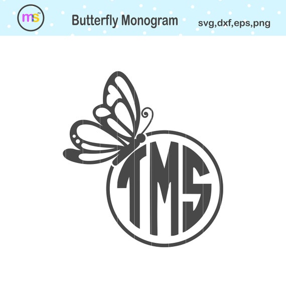 Free Free Butterfly Monogram Svg 140 SVG PNG EPS DXF File