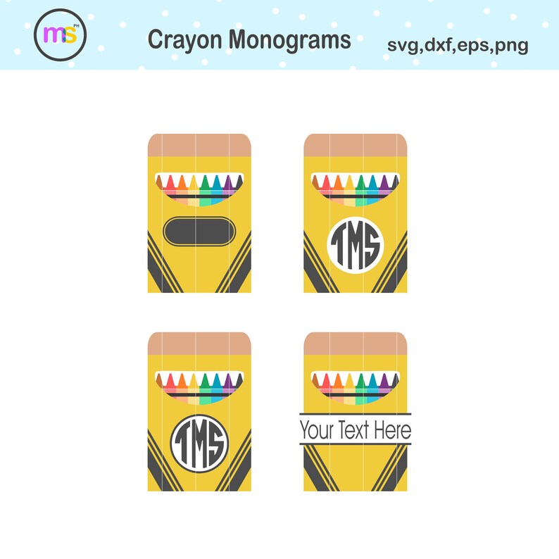 Download Crayon Monogram Svg Crayon Svg Crayon Monogram Crayon ...