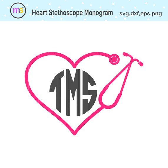Download Stethoscope Clip Art Nurse Monogram Svg