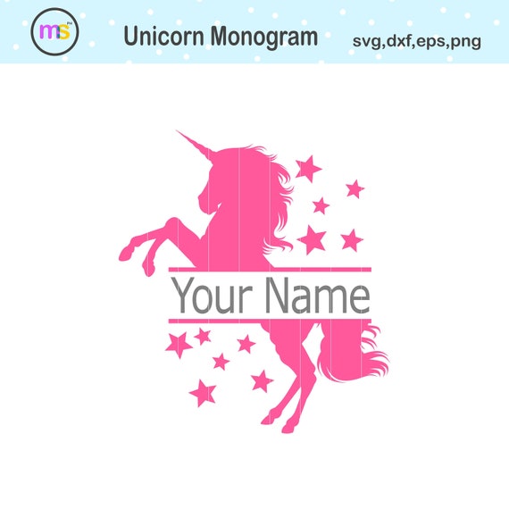 Download Unicorn Monogram Svg Unicorn Svg Unicorn Monogram Unicorn Etsy