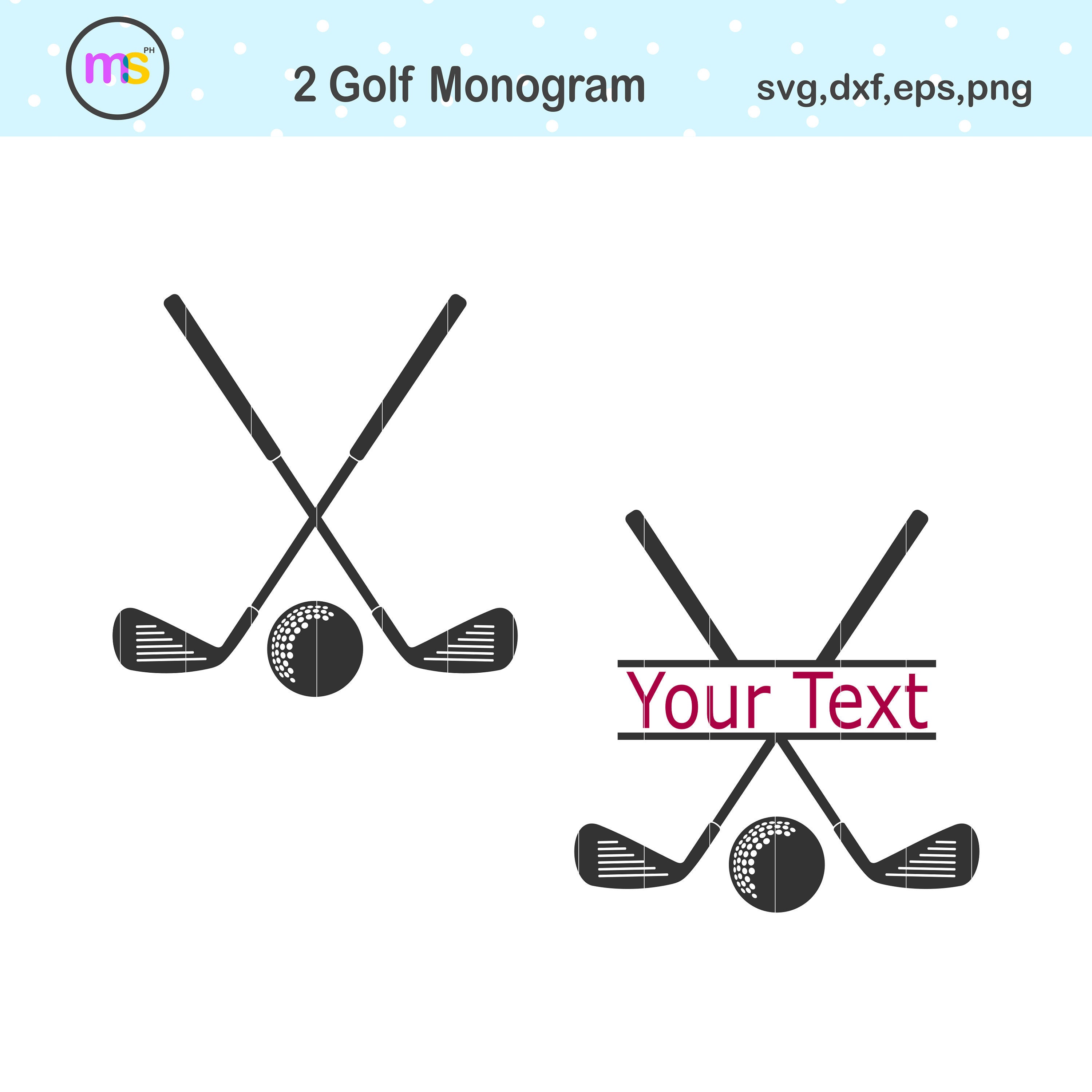 Download Golf Svg Golf Monogram Svg Golf Club Svg Golf Monogram Etsy