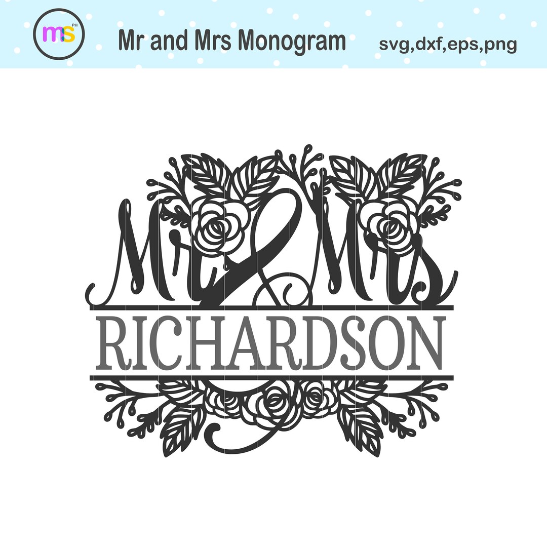 Mr and Mrs Clip Art Mr and Mrs Svg Wedding Clip Art Wedding - Etsy