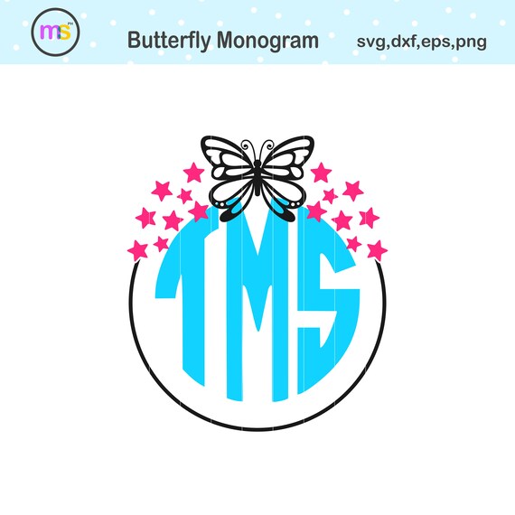 Free Free 227 Monogram Frame Butterfly Monogram Svg SVG PNG EPS DXF File