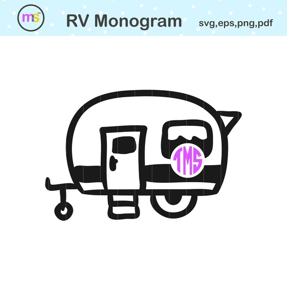 Rv Svg Rv Monogram Svg Camper Svg Camping Svg Camper Van Etsy