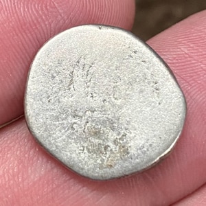 Marc Antony Legionary Genuine Ancient Silver Denarius - Battle of Actium -  (31 BC) Toned! - Legio V? - Rare