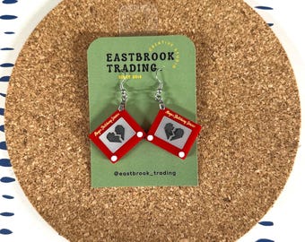 90s toy earrings