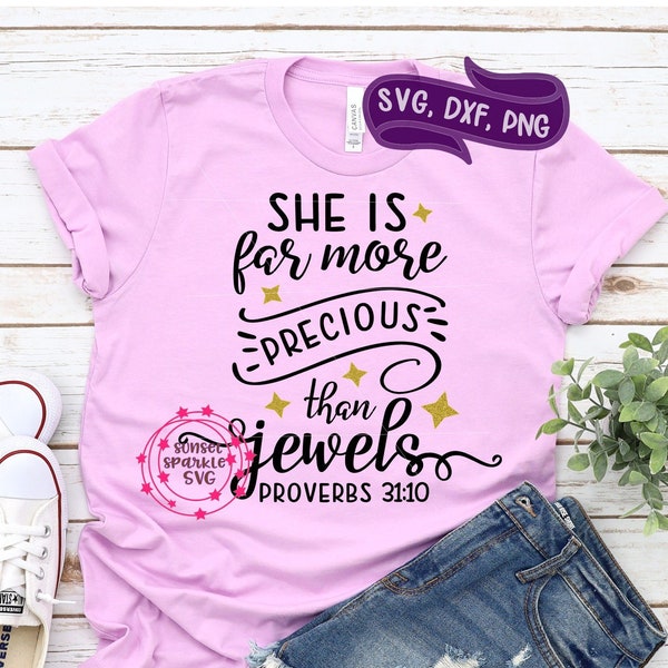 Proverbs 31 woman svg, Proverbs 31 svg, dxf, png, instant download, Bible Verse svg, Girl svg, Christian svg for cricut and silhouette