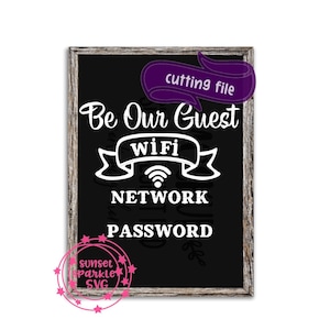 Wifi svg, Wifi password svg, dxf, png, instant download, wifi sign svg, password svg, farmhouse svg, home decor svg, wood sign svg