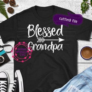 Abuelo bendecido SVG, abuelo SVG, dxf, png, descarga instantánea, abuelo SVG, abuelo SVG
