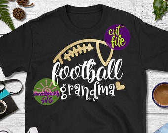 Grandma svg files - Football Grandma svg, Football svg, dxf, png, instant download, Grandmother svg for cricut and silhouette