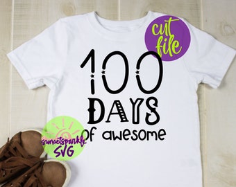 100 days svg, 100 days of school svg, School svg, dxf, png, 100 svg for cricut and silhouette
