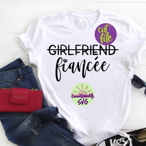 Verlobte svg, Engagierte svg, dxf, png, Engagement SVG-Dateien, Zukünftige Mrs svg, ich sagte Ja svg, verlobte svg